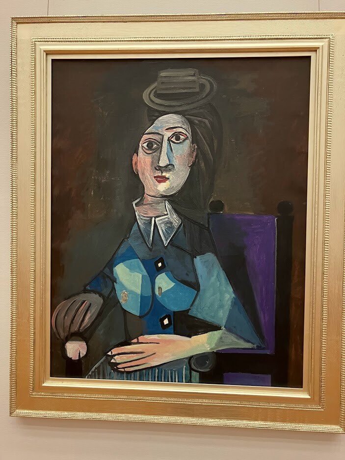 西洋美術館の常設展示室に、新しい一枚が加わったよ。「小さな丸帽子を