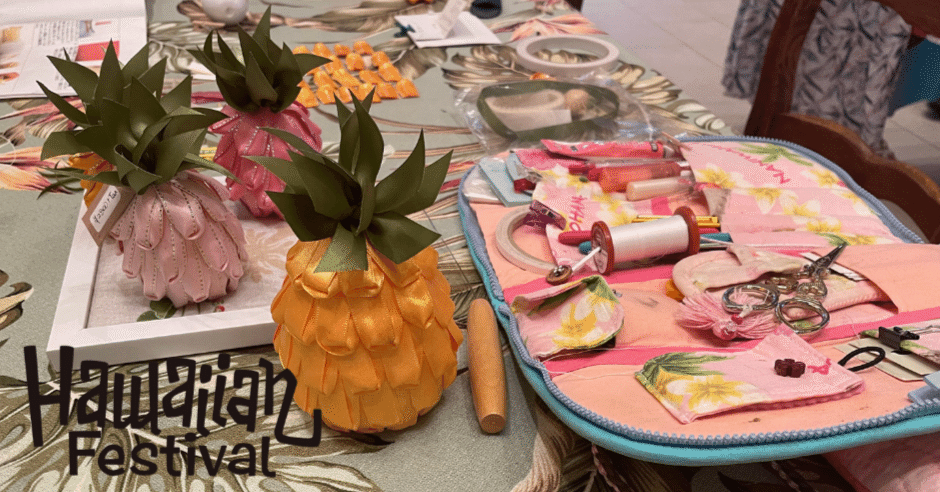 ハワイアンリボンレイ✿５本おまとめ ALOHA🌈 12月22日（日）ハワイアンリボンレイ 🎀イポラニハワイの