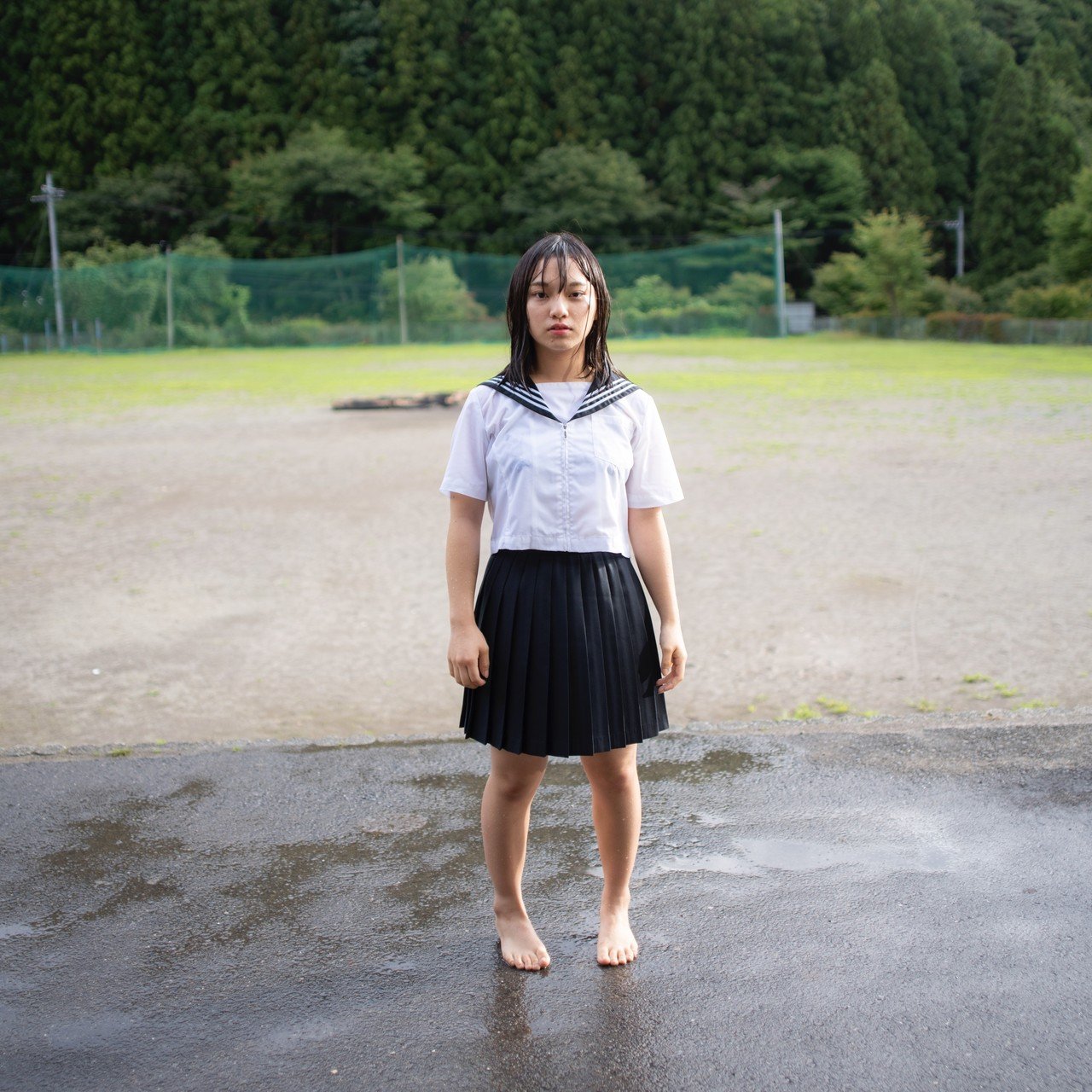 思春期のまなざし 39 濡れるセーラー服 Mr Portrait 青山裕企 写真家17才 Note
