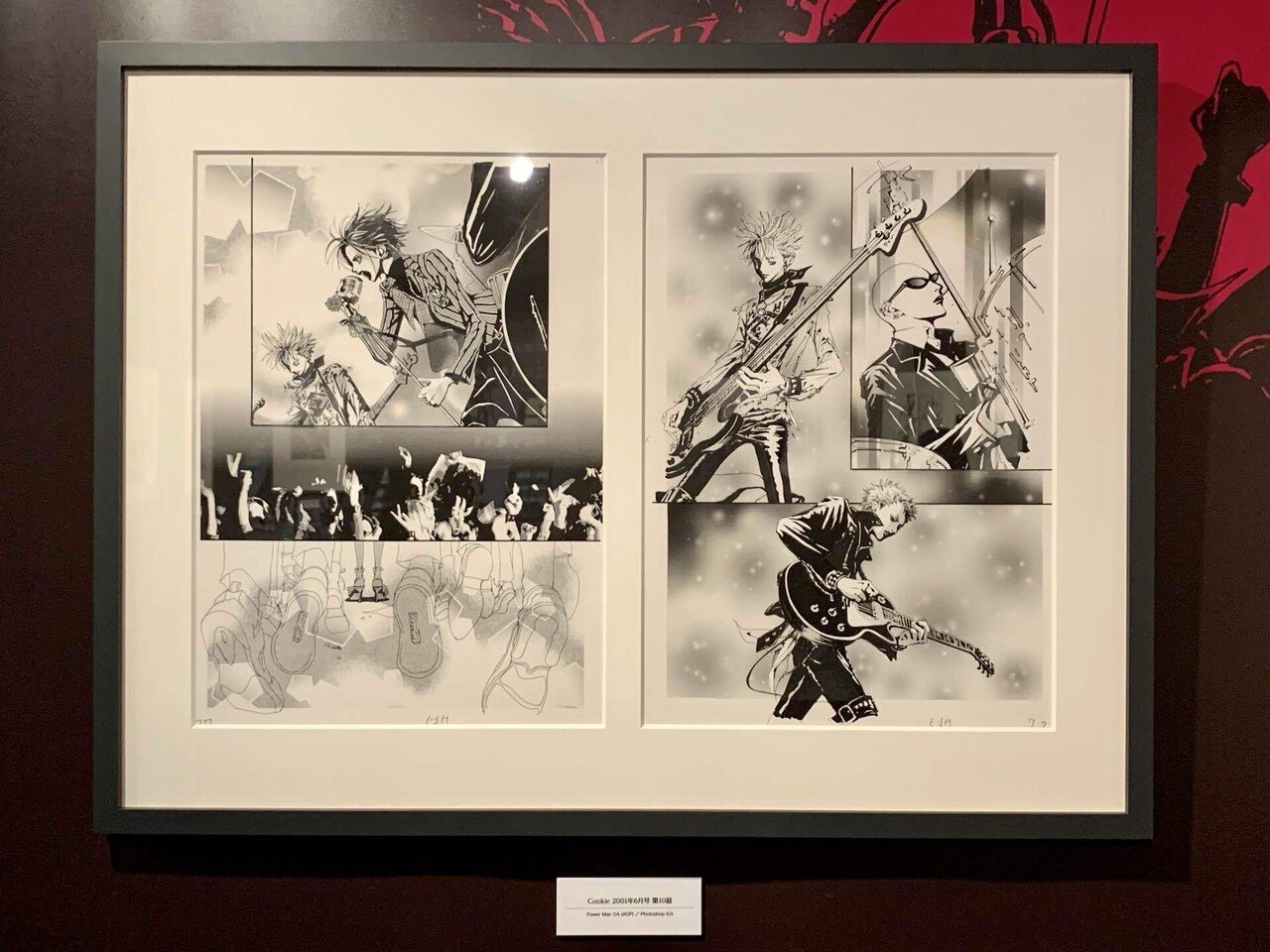矢沢あい原画展 「NANA」アートボード ナナ（NANA漫画家・矢沢