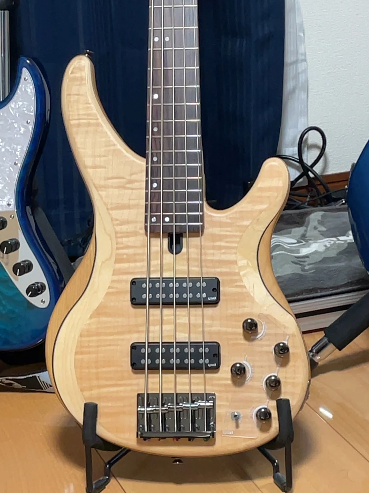 My New Gear…【人生初の5弦ベース入手（YAMAHA TRBX605 FM）の記