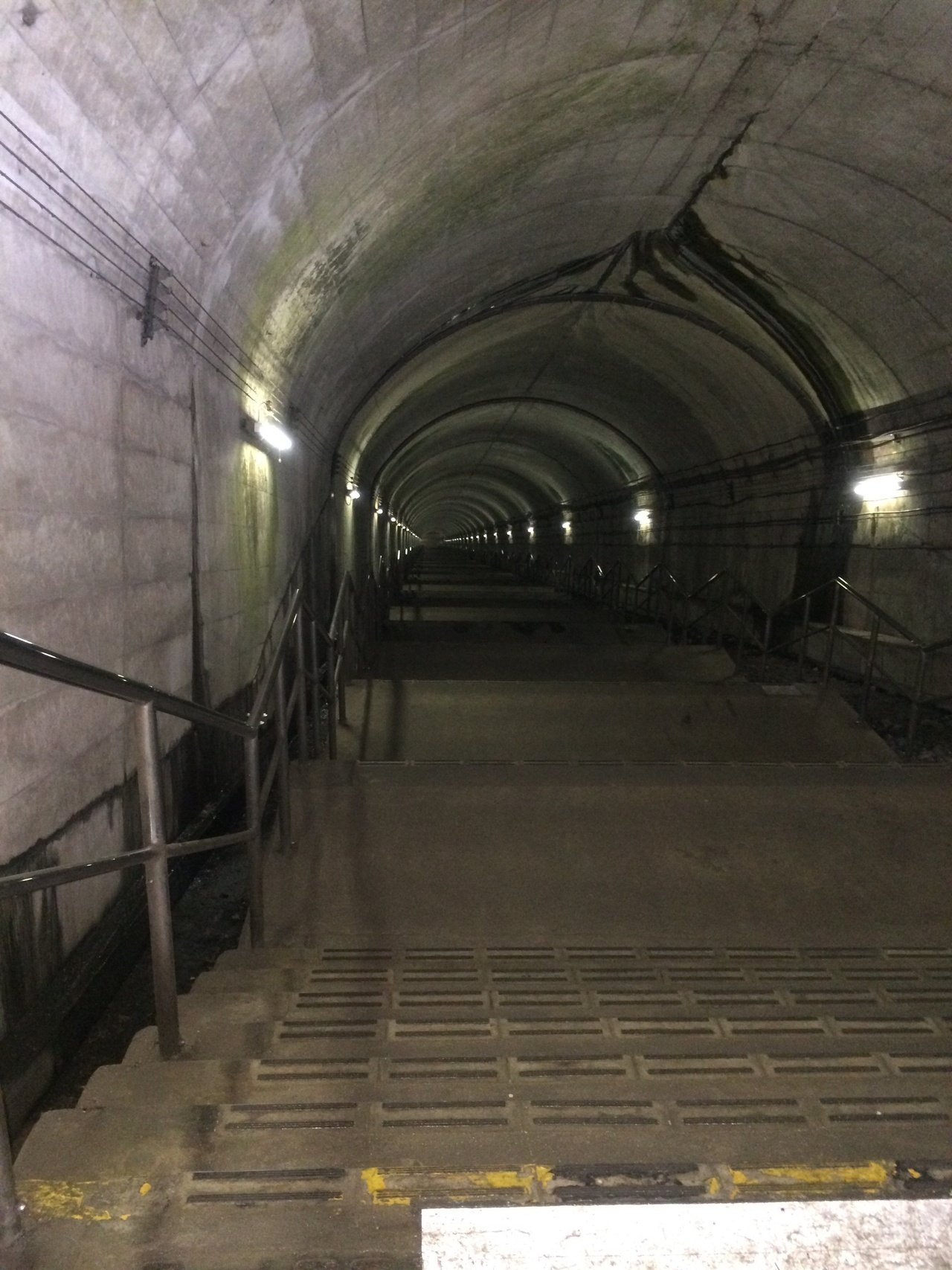 水上温泉に行って来た 谷川岳ロープウェイ手前の 土合駅 日本一のモグラ駅 地底駅 だそうな ホームまで486段 高低差81m ふ 深い Roko Note