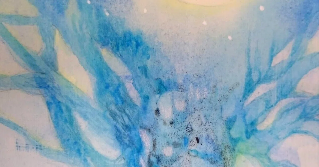 水彩画　絵画　 「化粧直し」 水彩下地ってなんなん？大好きな画家さんの模写をしていて上手くいか