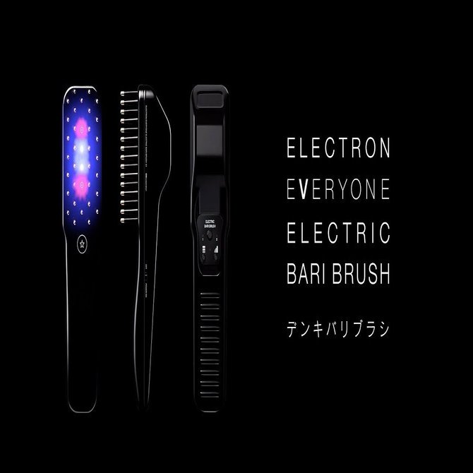 「美品」エレクトロンエブリワンエレクトリックバリブラシ ELECTRON（コスメ、美容、ヘアケア） エレクトロン公式 デンキ