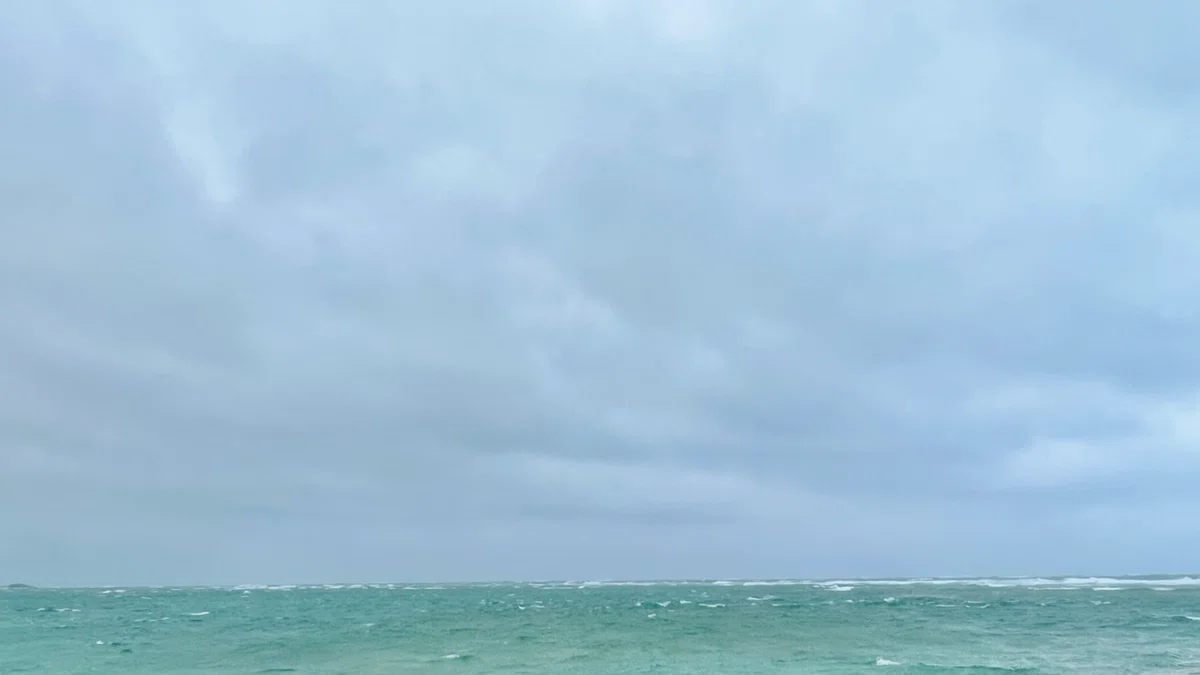【風やばい】海でパンを食べる|ヒガ