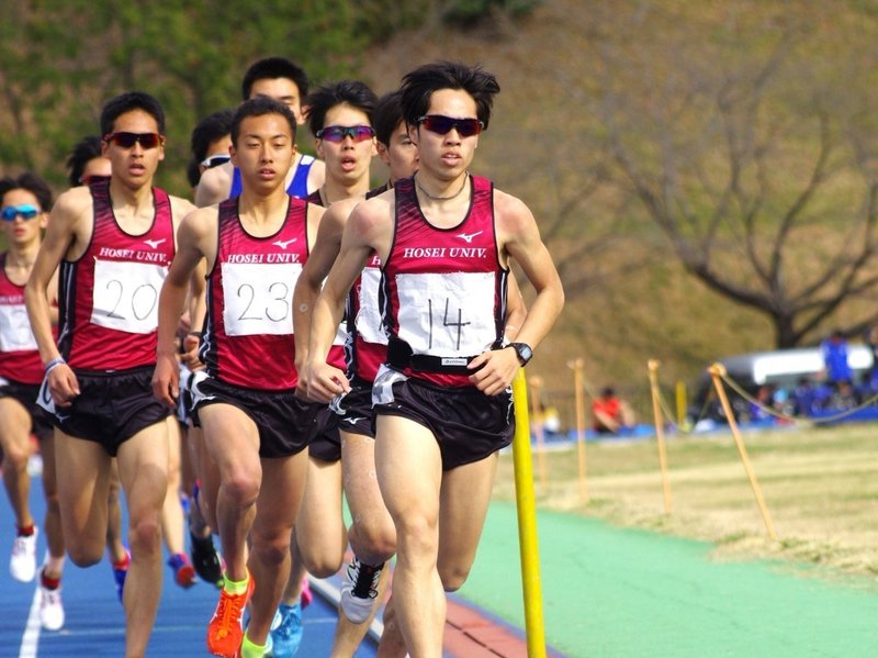法政駅伝 19年3月22日 国士舘大学記録会3000m9組 まつ Note