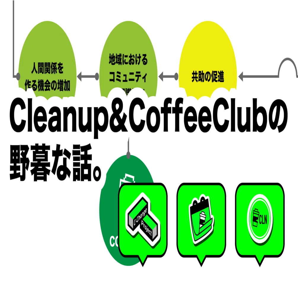 Cleanup&Coffee Clubの野暮な話｜高田将吾