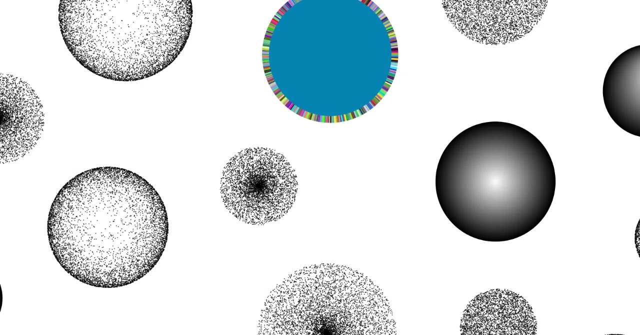 いろいろな円を描く by Processing｜おかず