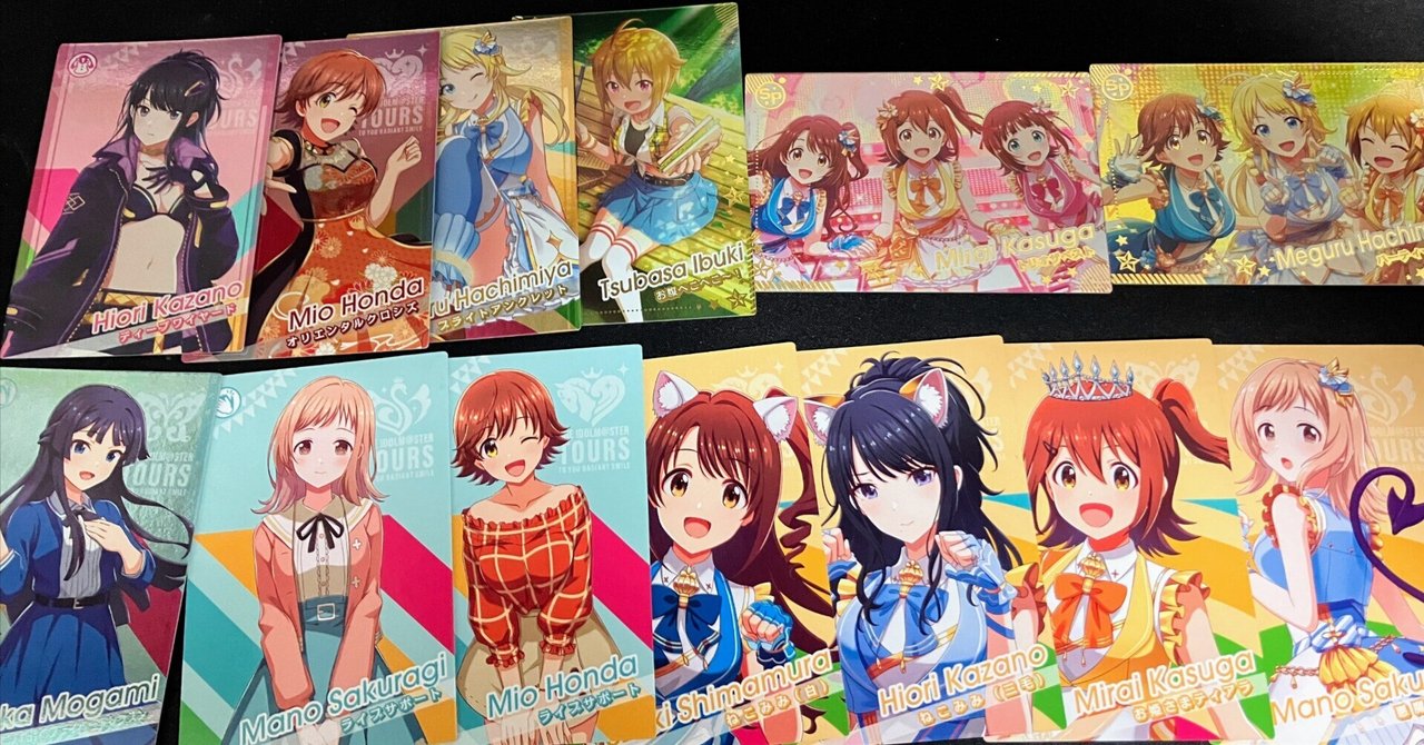 新品 正規品!!  ツアマスのロケテストに行ってきたので感想と所感を徒然と｜紅木弘 カードダスその他