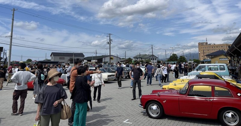 五泉市のクラシックカーイベントに参加