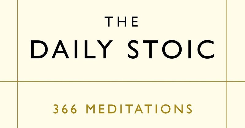 The Daily Stoic 19 03 塚越悦子 Note