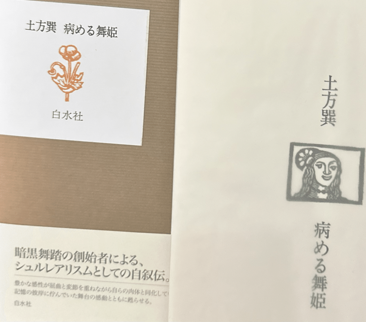 病める舞姫 土方巽 1983年 白水社 病める舞姫 (1983年) 土方 巽