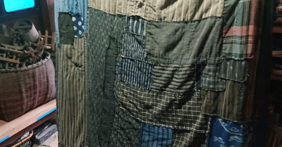 古布 ボロ 襤褸 古布 木綿 刺し子 襤褸1 Japanese Antique Textile