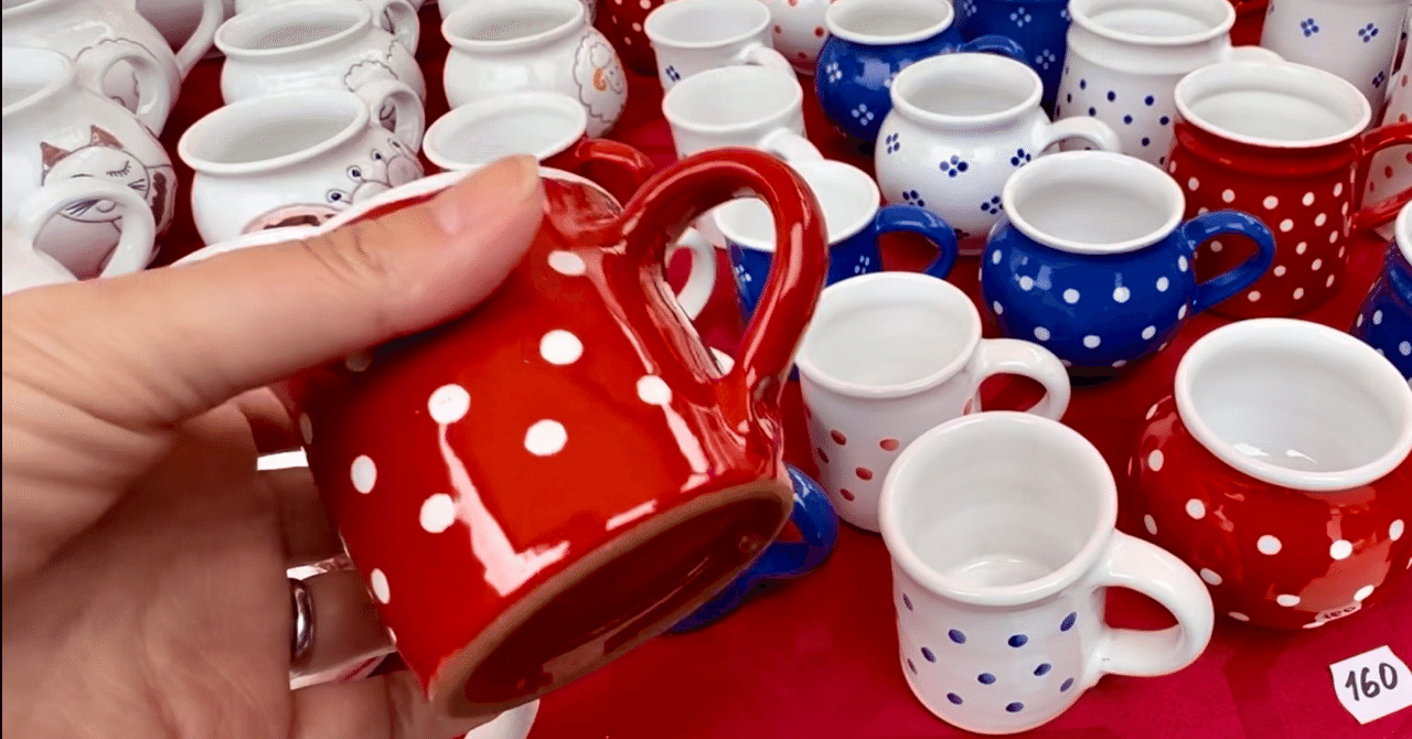 チェコで電車旅・プラハ郊外の陶器市に行ってみた【2023年5月中欧旅行