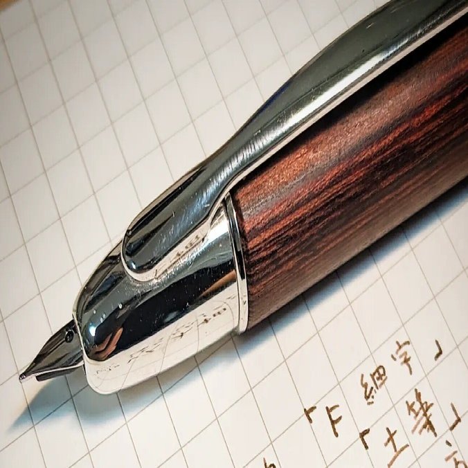 パイロット　キャップレス木軸　Fニブ 新品)PILOT パイロット 万年筆 キャップレス 木軸 ディープレッド