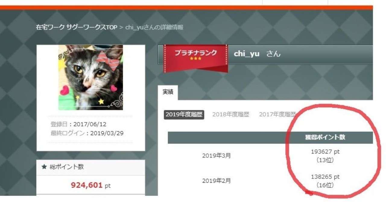 サグーワークスで月20万円弱を達成