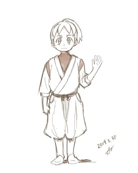 30 Mar 19 落書き 小松 蒼那 Note