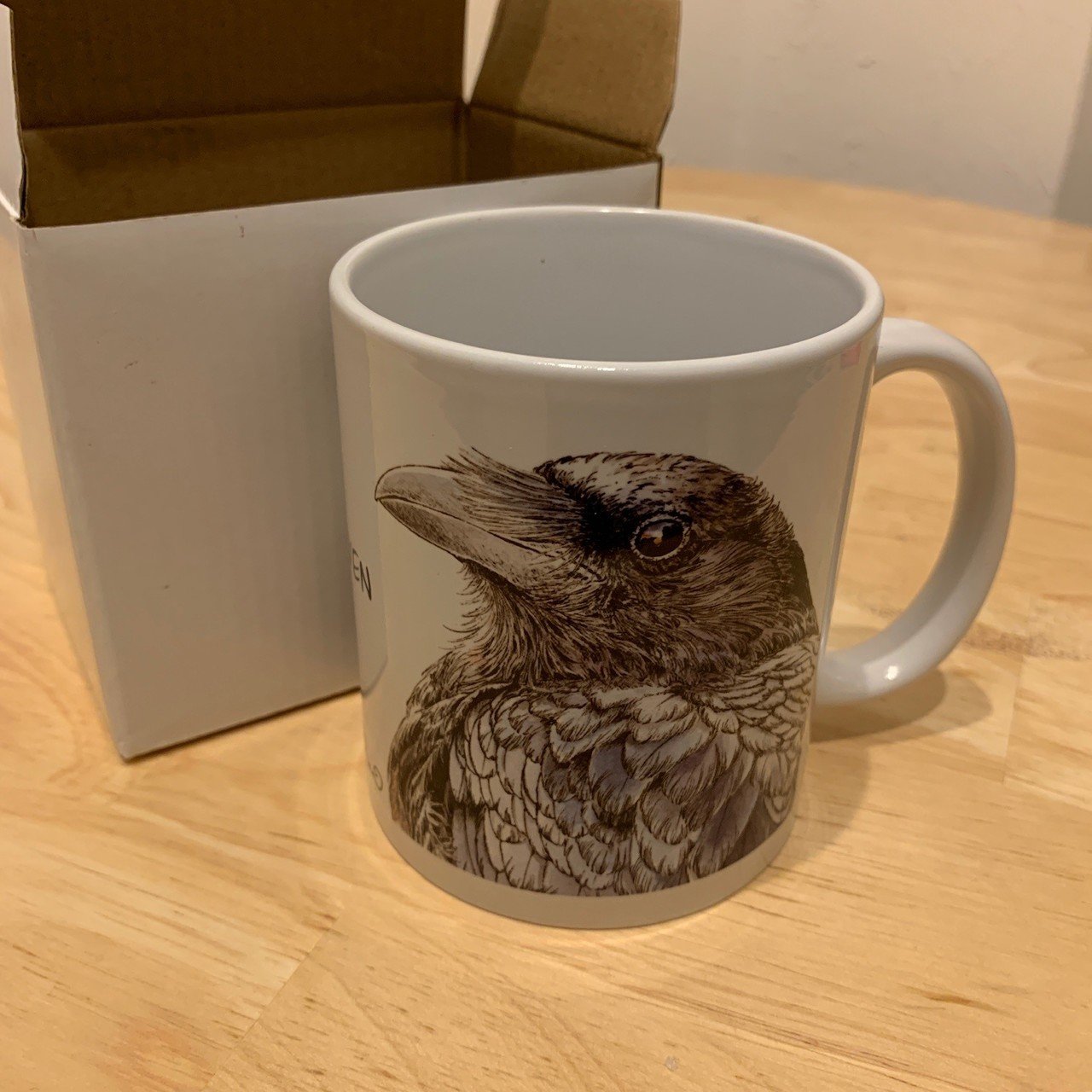 ★萩岩睦美★直筆サイン入り マグカップ　水色◆萩岩睦美の世界展◆◆北九州漫画ミュージアム