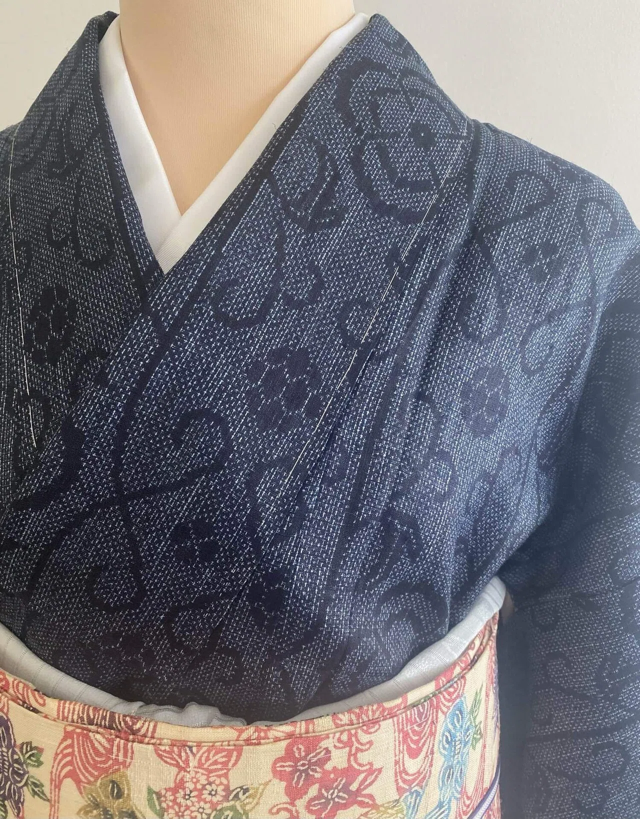 花流水柄の宮古上布　m4255 宮古上布 | 灯屋2銀座店 ブログ