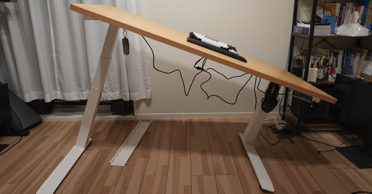 FlexiSpotの片脚だけが下がらなくなったら、面倒だけどちゃんと解体