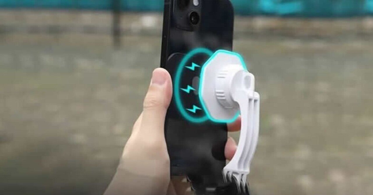 DJI社製ジンバル Osmo Mobile シリーズをMagSafeに対応させるための