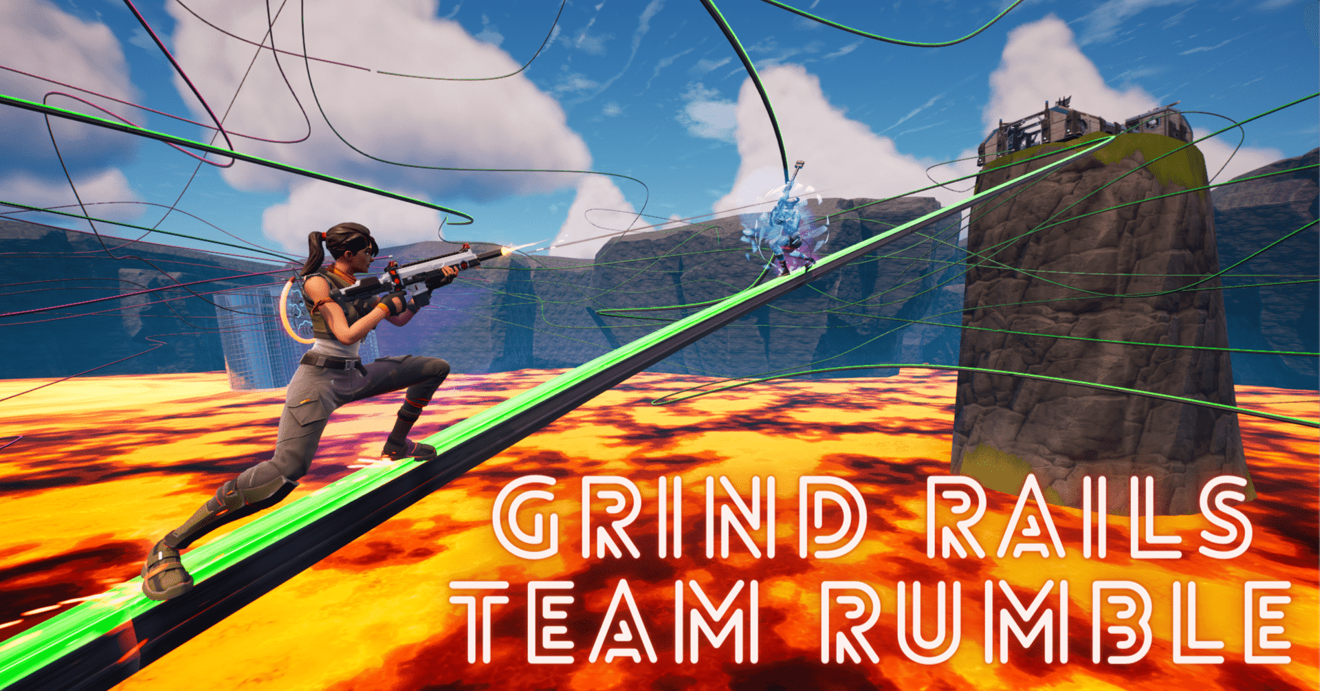 Grind Rails:Team Rumble～グラインドレール:チームランブル～を作成&公開しました！【フォートナイト クリエイティブ・UEFN】｜やきまる