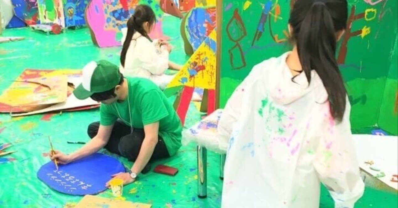 作品紹介⑧】巨大絵本をつくろう「つき」in大阪上本町｜アトリエヤマダ