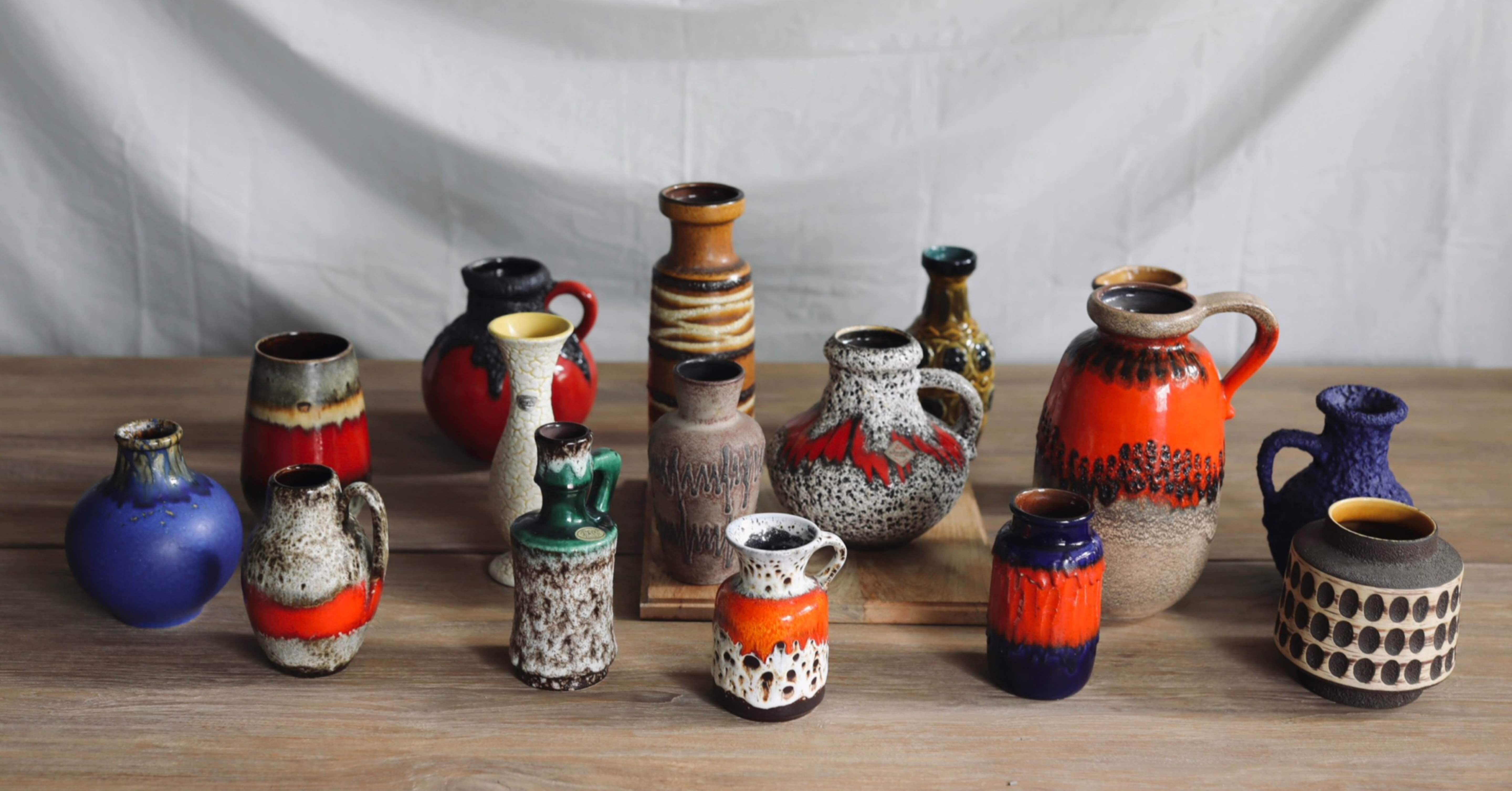 レア　ドイツ　fatlava ファットラバ　花瓶　アンティーク レア ドイツ fatlava ファットラバ 花瓶 アンティーク