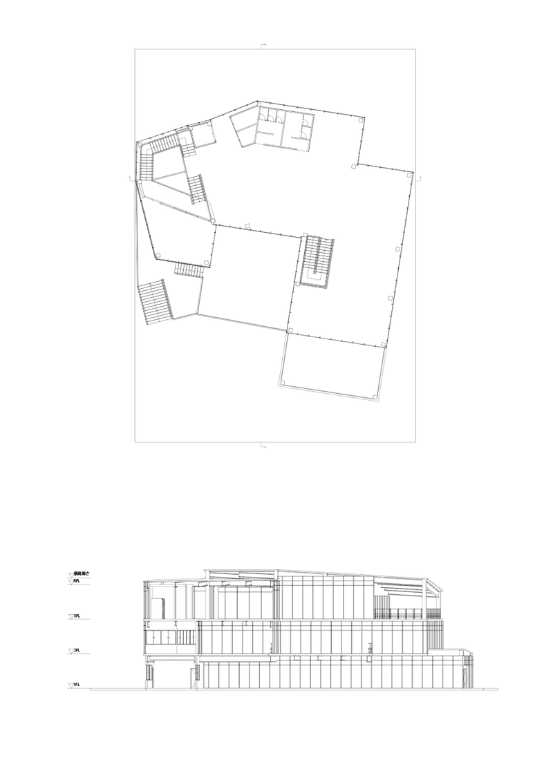 断面図とレンダリング画像を重ねる ぷもん Note 断面図とレンダリング画像を重ねる ぷもん Note