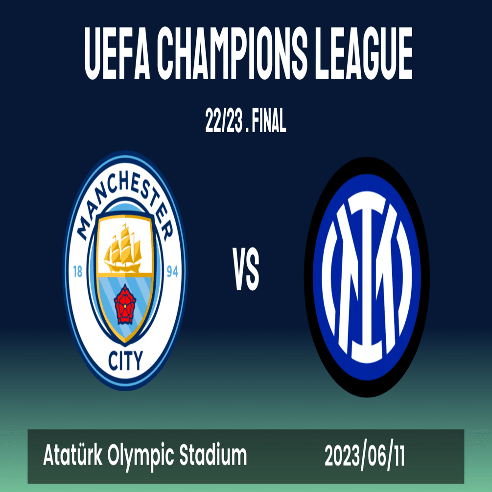 悲願のビッグイヤー｜マンチェスター・シティ×インテル｜22/23 CL 決勝