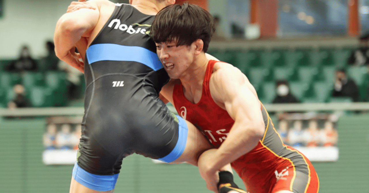 レスリング日本代表シングレットレッド