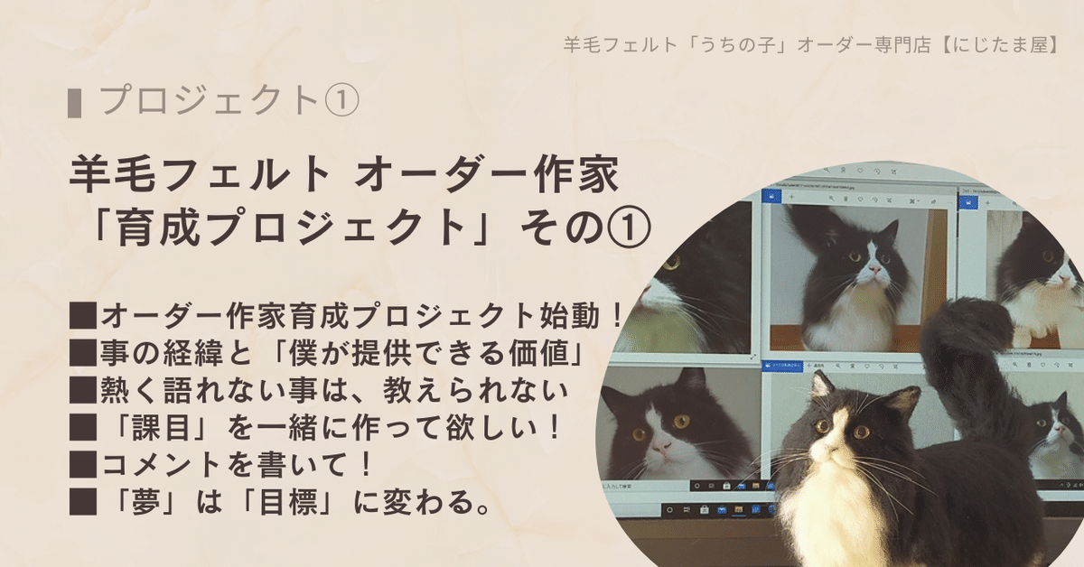 羊毛フェルト＊うちの子オーダー （羊毛フェルト「オーダー作家