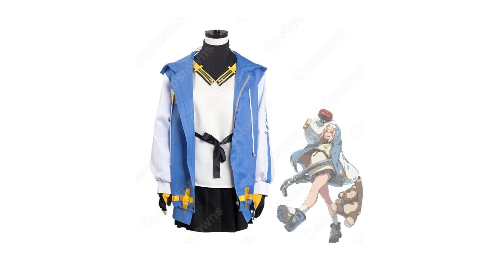 GUILTY GEAR -STRIVE-のキャラクター「ブリジット」のコスプレ衣装をご GUILTY GEAR -STRIVE-のキャラクター「ブリジット」のコスプレ衣装をご