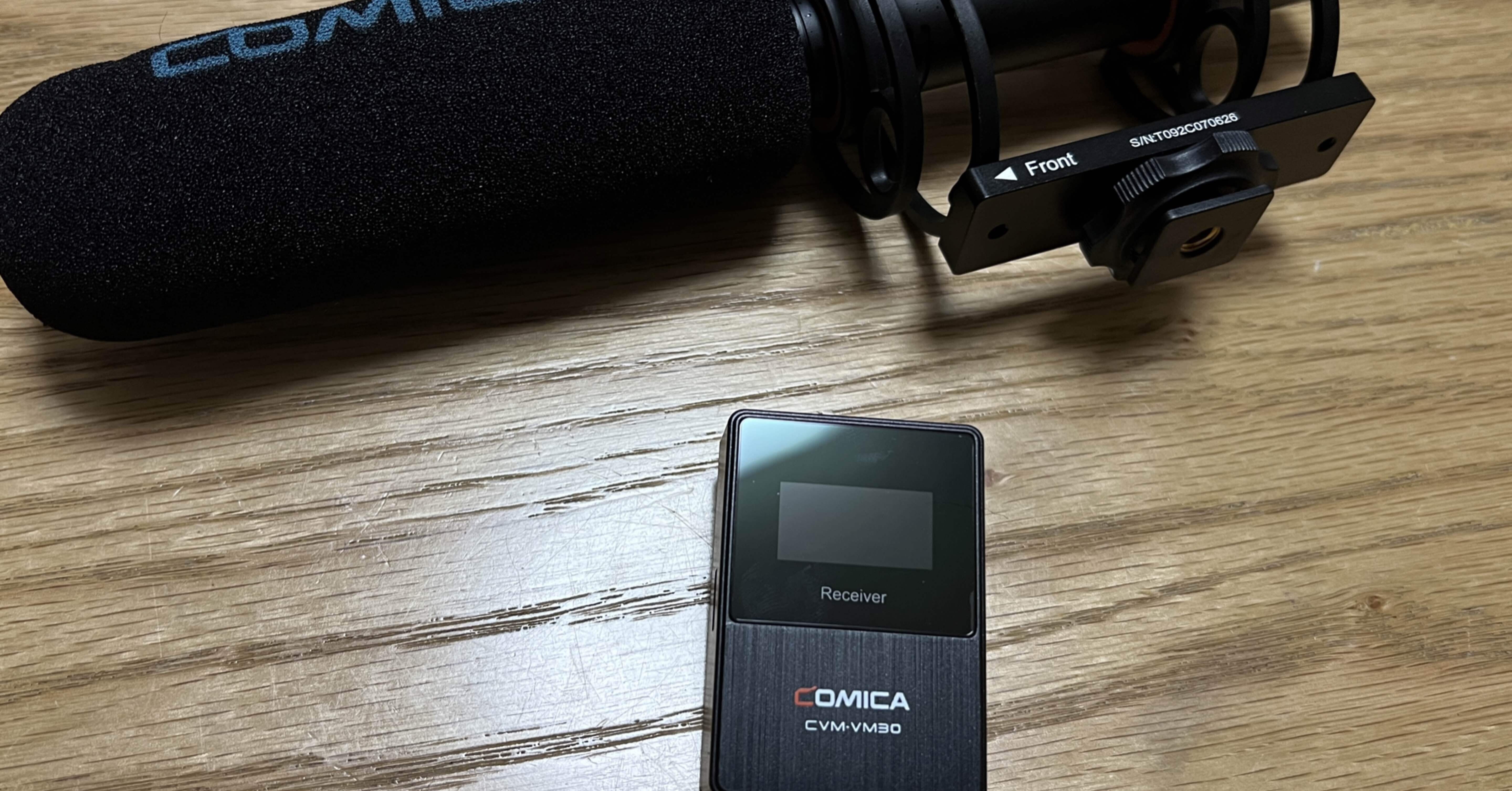 ワイアレスガンマイク COMICA CVM-VM30レポート｜香月 達行／映像制作