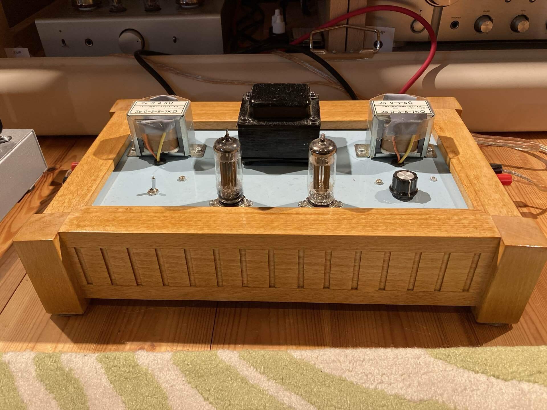 真空管アンプ 木製ケース RCA端子 木管アンプケース – IWISTAO HIFI MINIMART