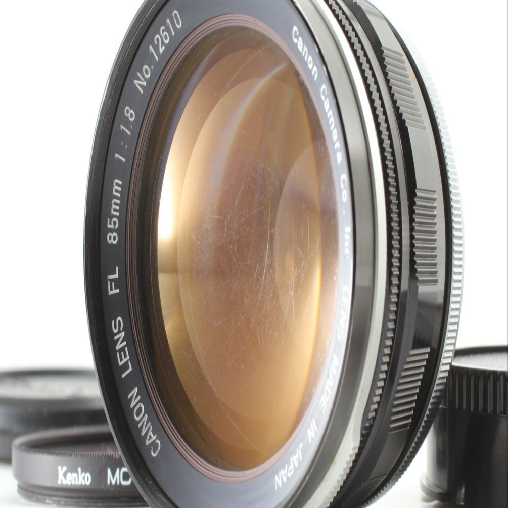 Canon FL 85mm F/1.8の分解｜フィルムカメラ修理のアクアカメラ