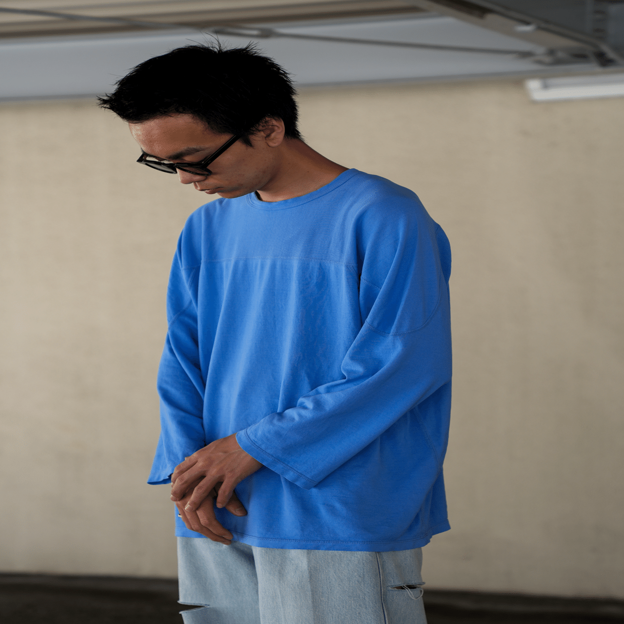 MAATEE&SONS / Cap Shoulder L/S Tee タグ付 MAATEE&SONS / Cap