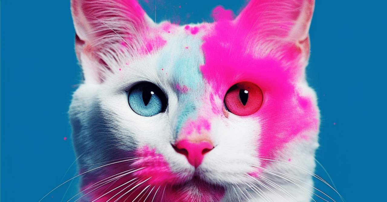 AI猫写真 vol.66 CMYKと猫｜Yoshihiro Tanaka | taziku