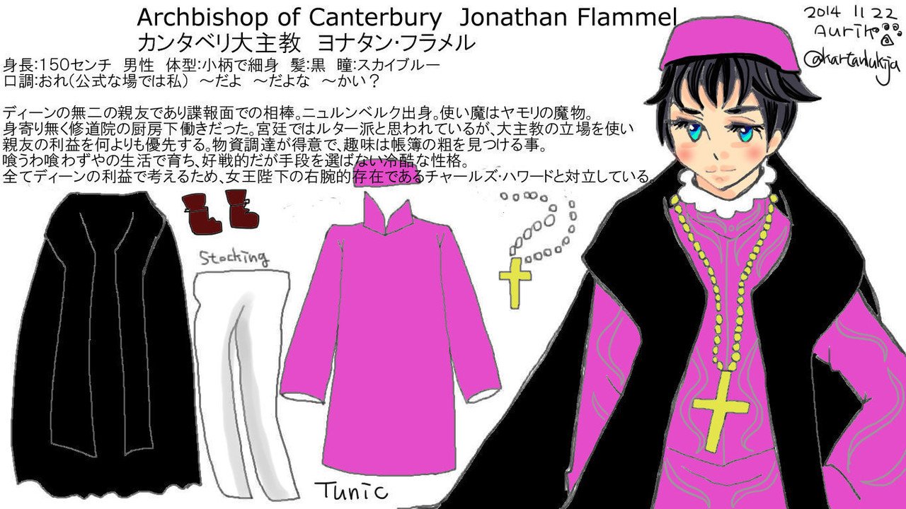 魔法チューダー朝のディーン 主要人物 アウリ クーセラ Note