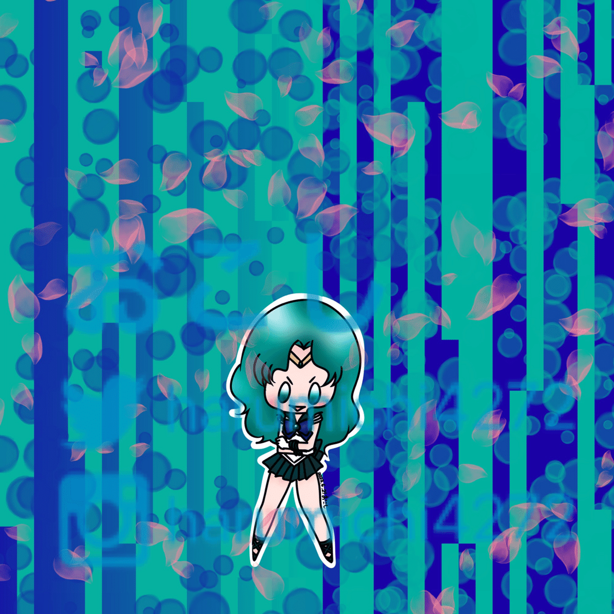 美少女戦士　セーラームーン　(ネプチューン 海王みちる)セル画　(一点物) 美少女戦士セーラームーンシリーズ セーラーネプチューン 海王