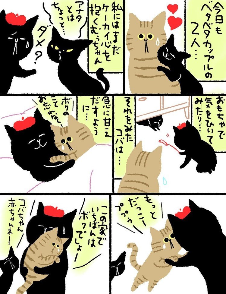 赤ちゃんに戻るコバ....😹