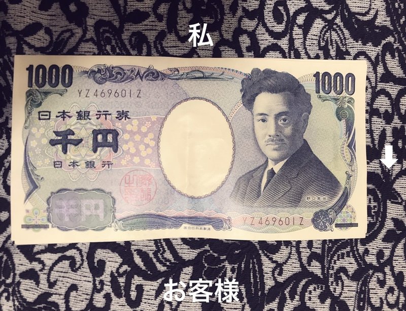 お札を渡す向きはどっちがいいの 竹内 響子 Note
