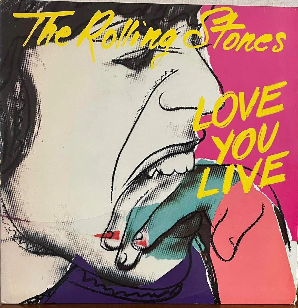 ROLLING STONES 1983 結成20周年記念ポスター☆レア ストーンズと、日本の貴重な文化遺産である浮世絵とのコラボレーション