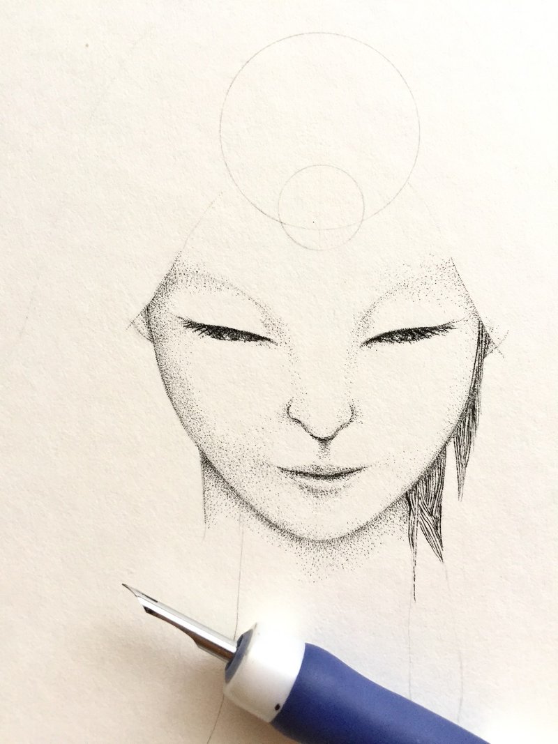 つけペンで点描画を描く アユミ 絵描き Note つけペンで点描画を描く アユミ 絵描き Note