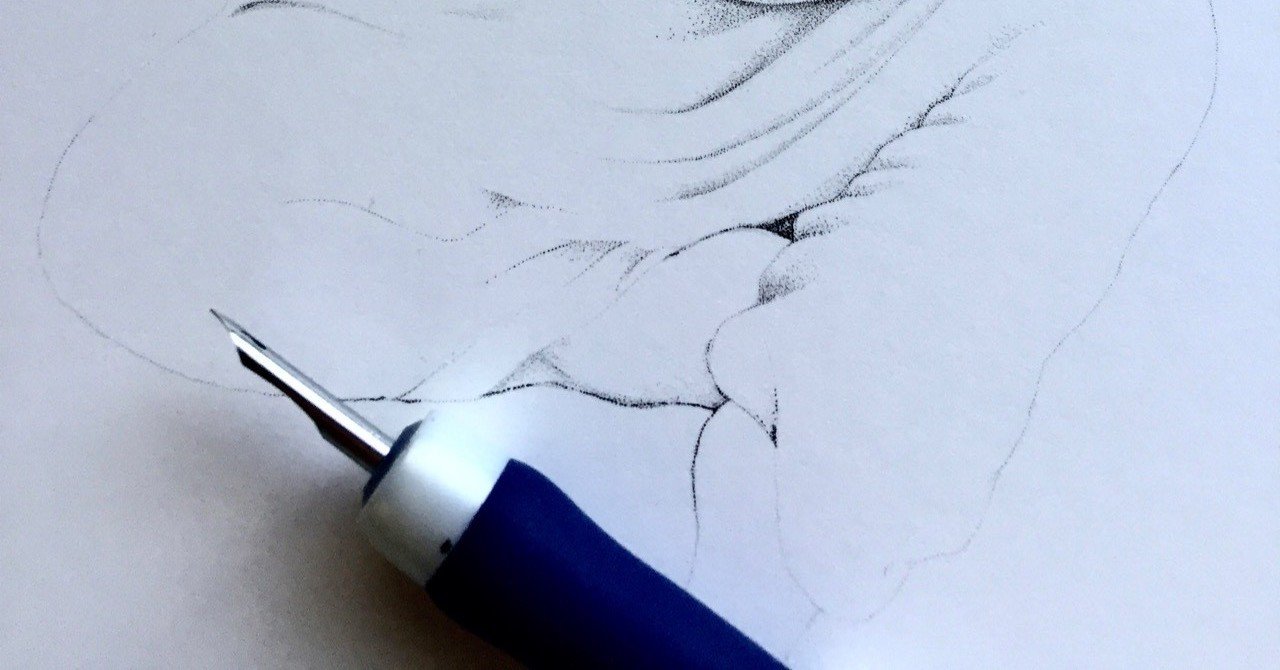 つけペンで点描画を描く アユミ 絵描き Note