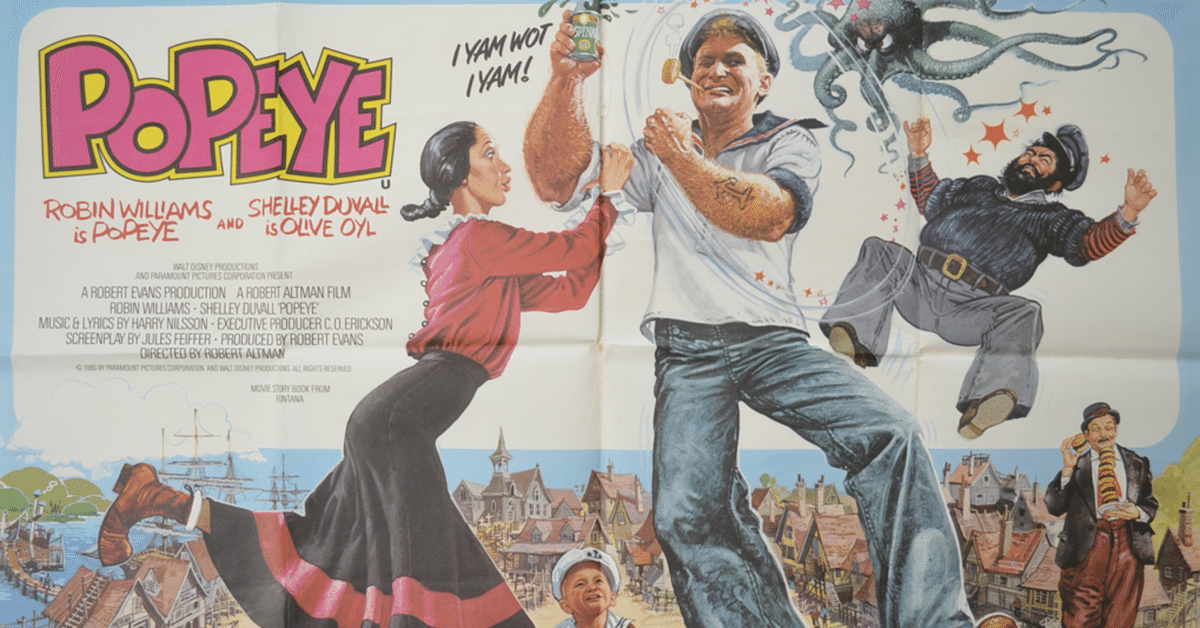 洋画 VHS 「ポパイ」ロバート・アルトマン監督