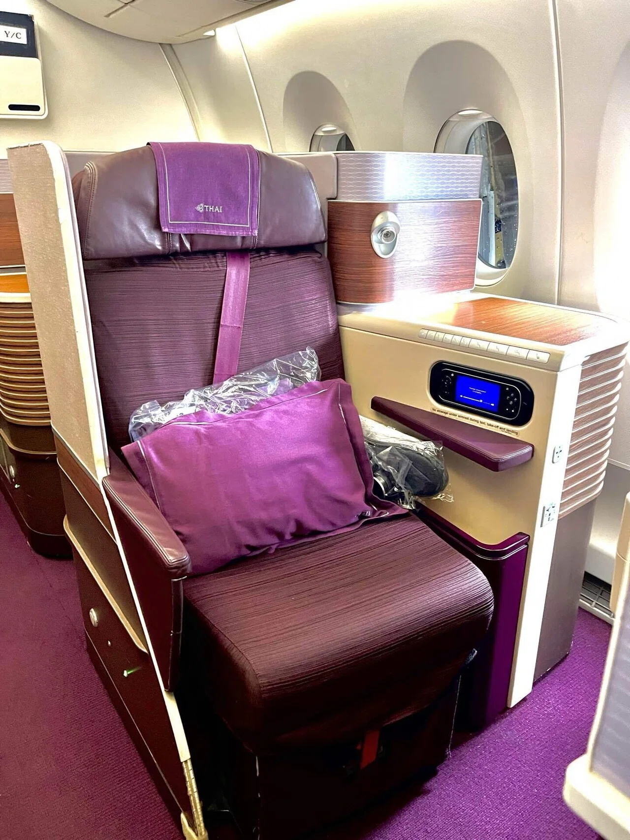タイ航空／ビジネスクラス体験記】タイに入国しました【A350−900】｜arun