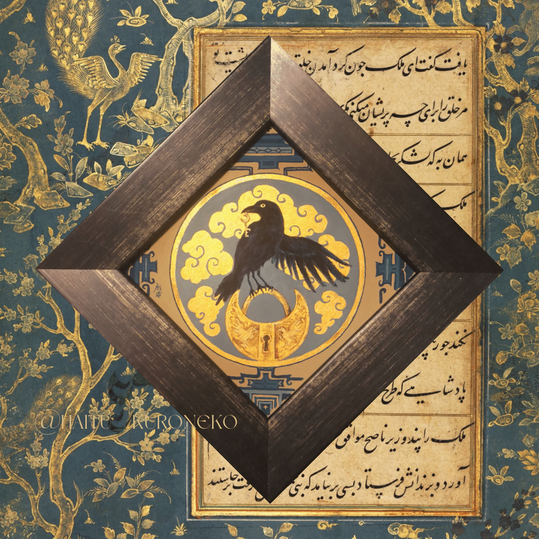 作品の物語】月の鍵を持つ八咫烏｜扇浦レミイ@妖怪画家