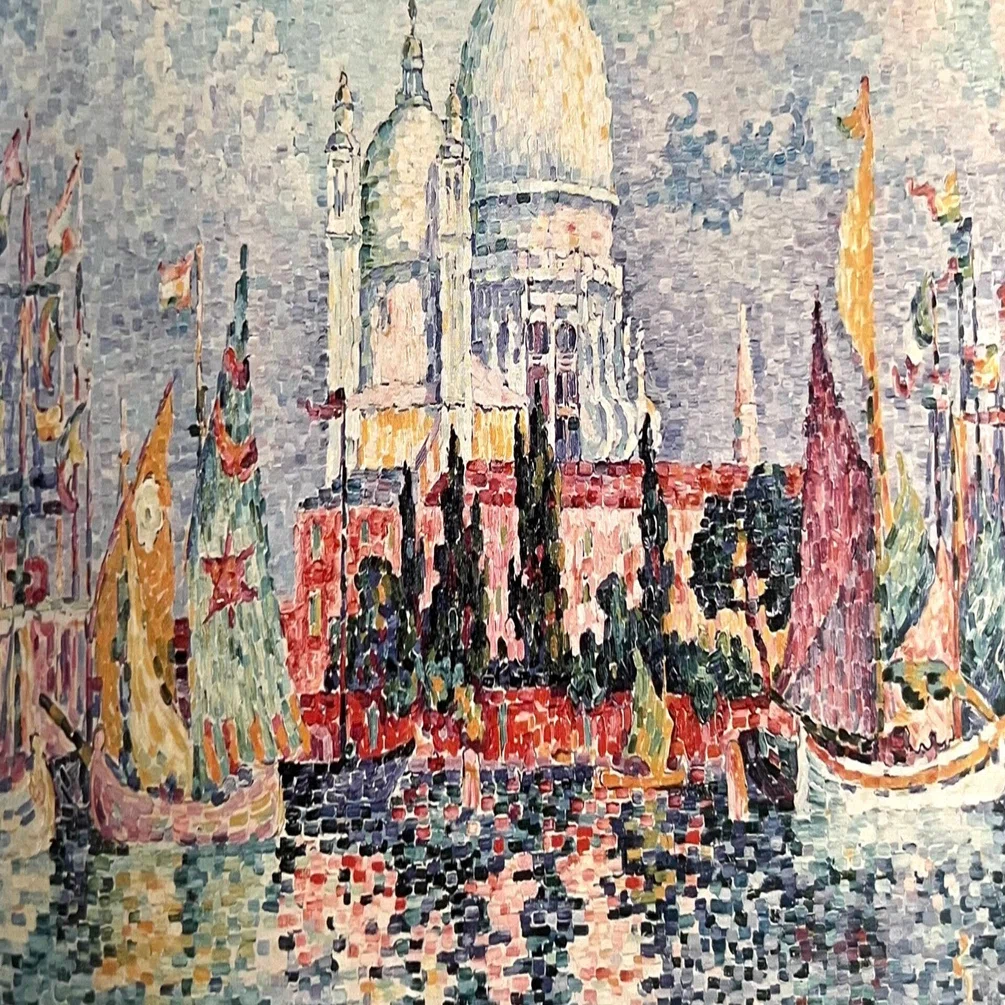 フランス イソワールの教会風景 (版画) ヴェニス・サルーテ教会｜東京備忘録