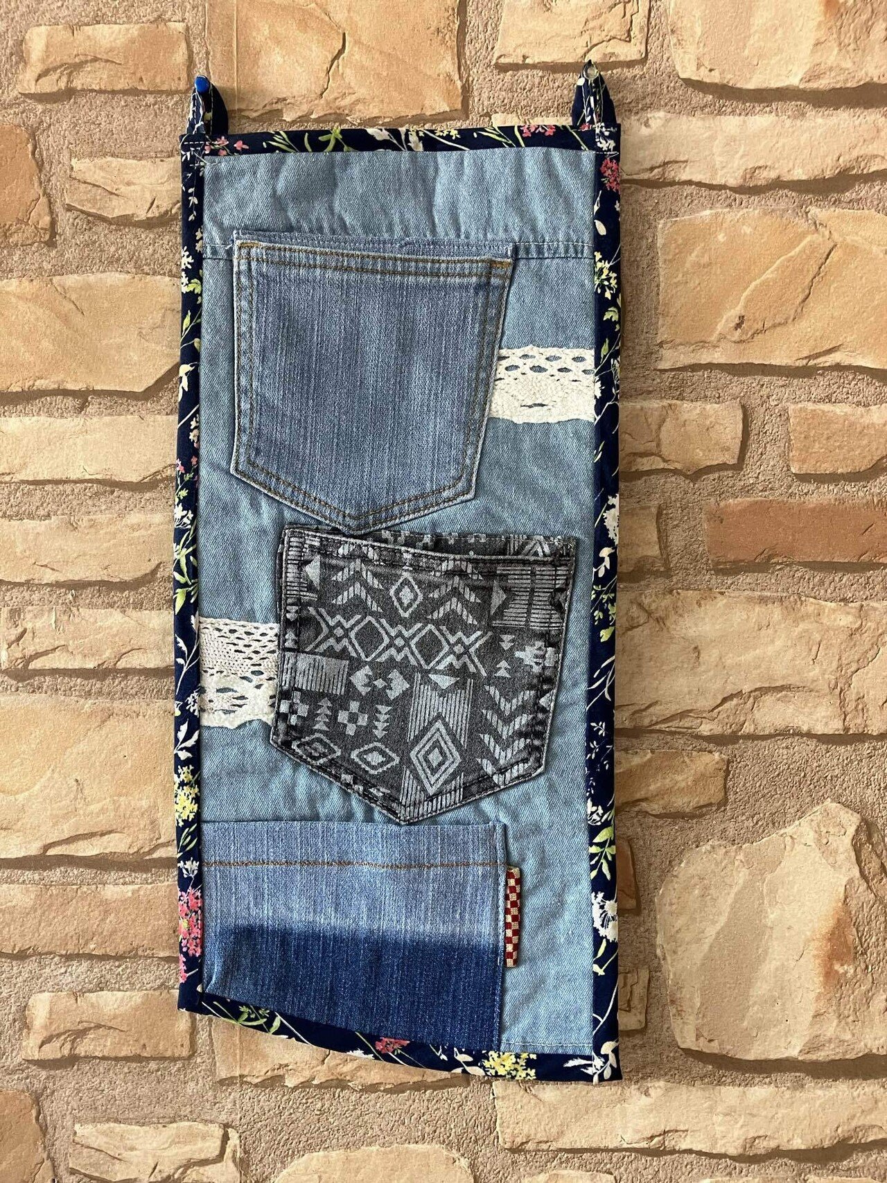 デニムリメイク　コインポケット　パーツ　素材　DIY クラフト　ハンドメイド How to make a denim remake hand-sewn wall pocket - YouTube